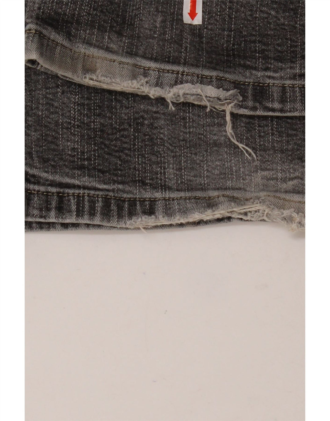 MARKS & SPENCER Dame Stretch Straight Jeans UK 16 Large W32 L30 Grå