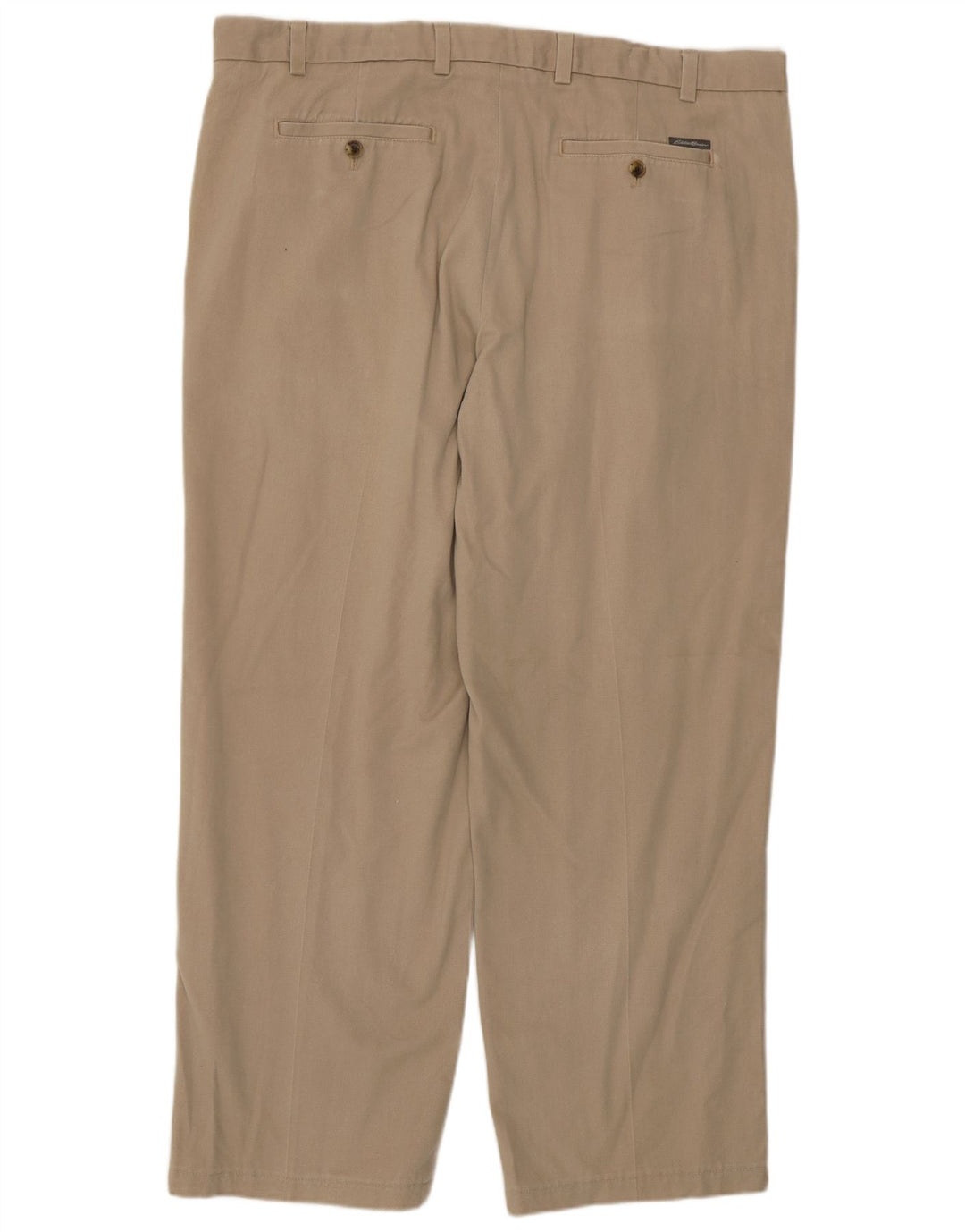 Eddie Bauer Straight Chino-bukser til mænd W40 L30 Beige