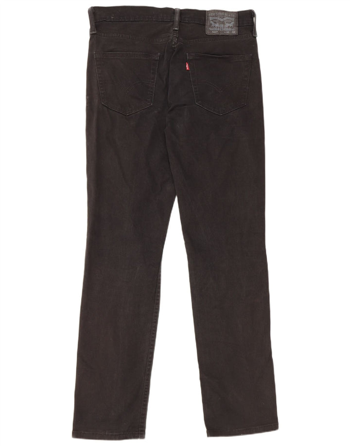 LEVI'S Dame 511 Slim Jeans W32 L32 Sort Bomuld