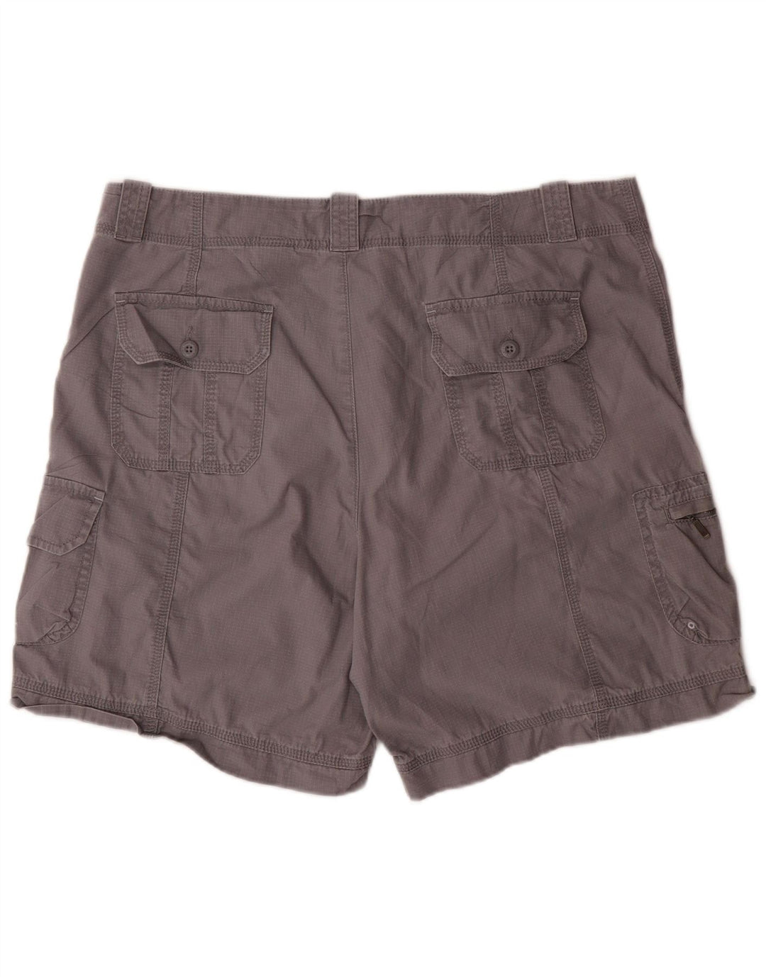 EDDIE BAUER Dame Cargo Shorts US 16 2XL W36 Grå Bomuld