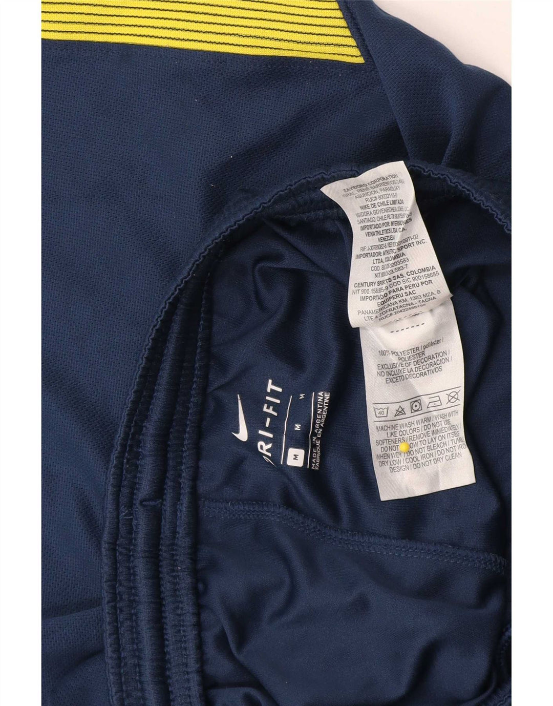Nike Herre Boca Juniors Sportsshorts Medium Marineblå Colourblock Polyester