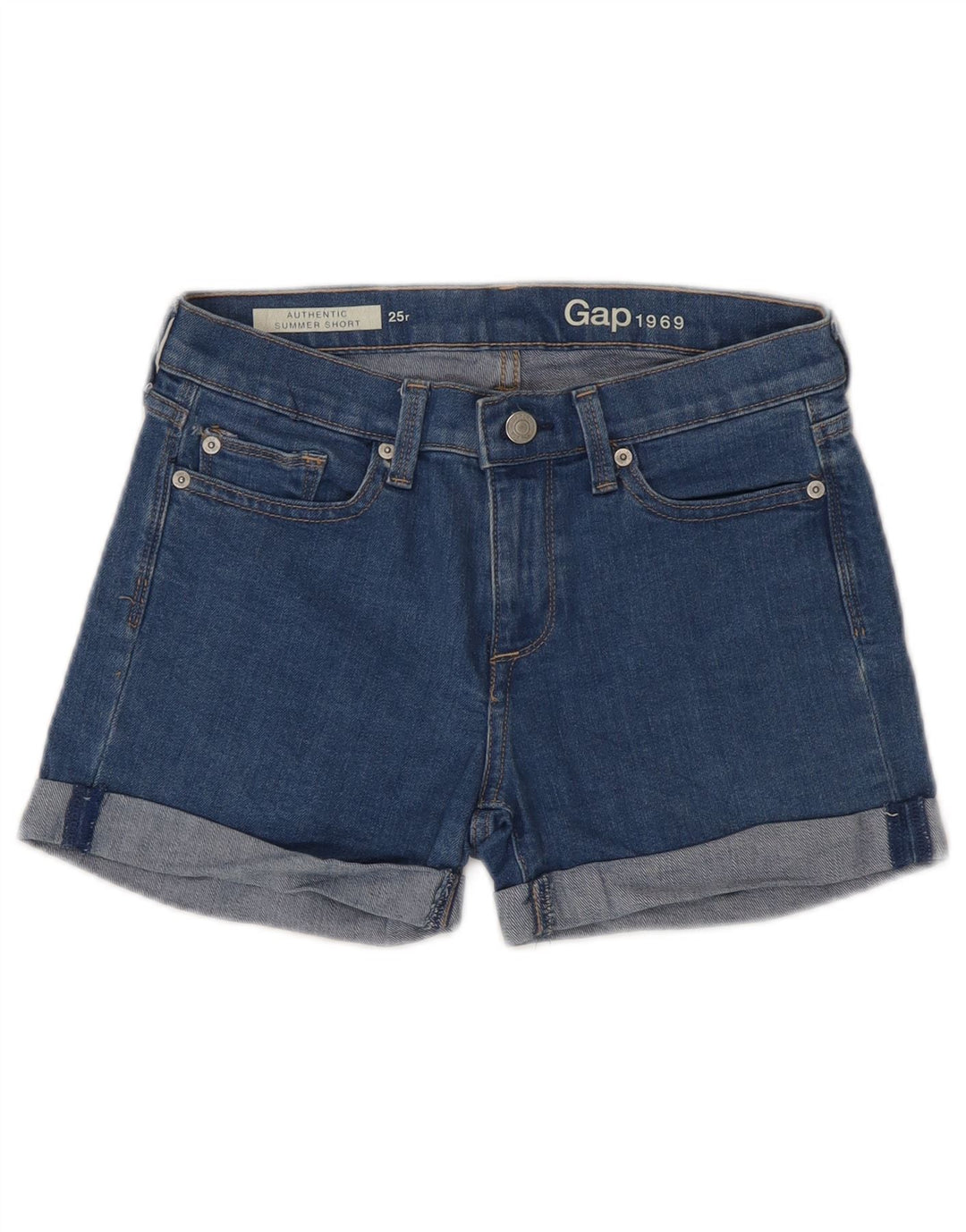 Gap Dame denim Shorts US 0 XS W25 Blå Bomuld
