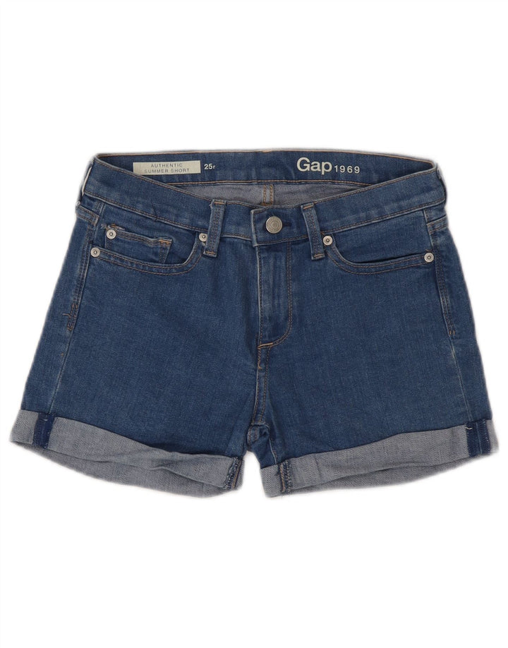 Gap Dame denim Shorts US 0 XS W25 Blå Bomuld