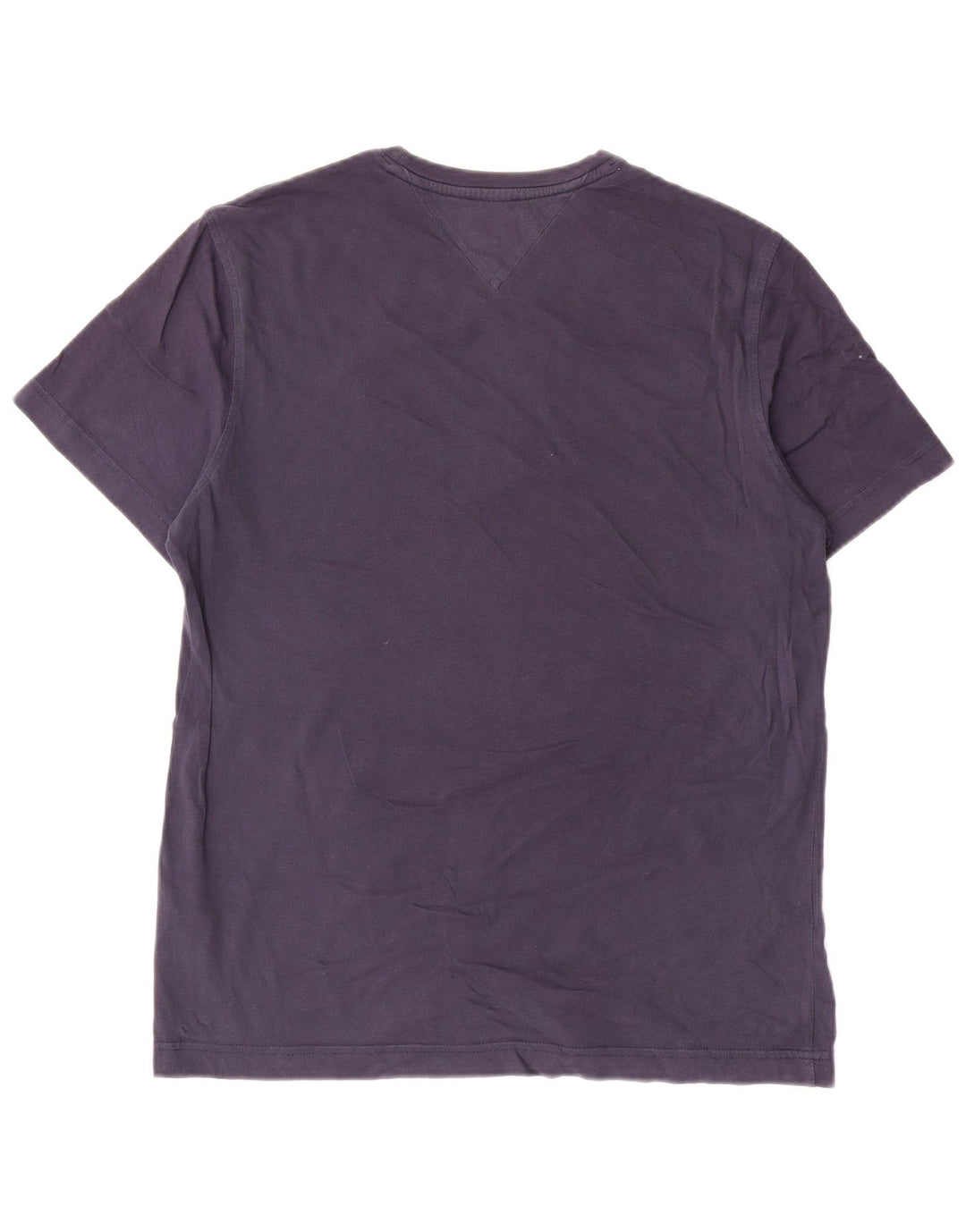 Tommy Hilfiger Herre T-Shirt Top Medium Marineblå Bomuld