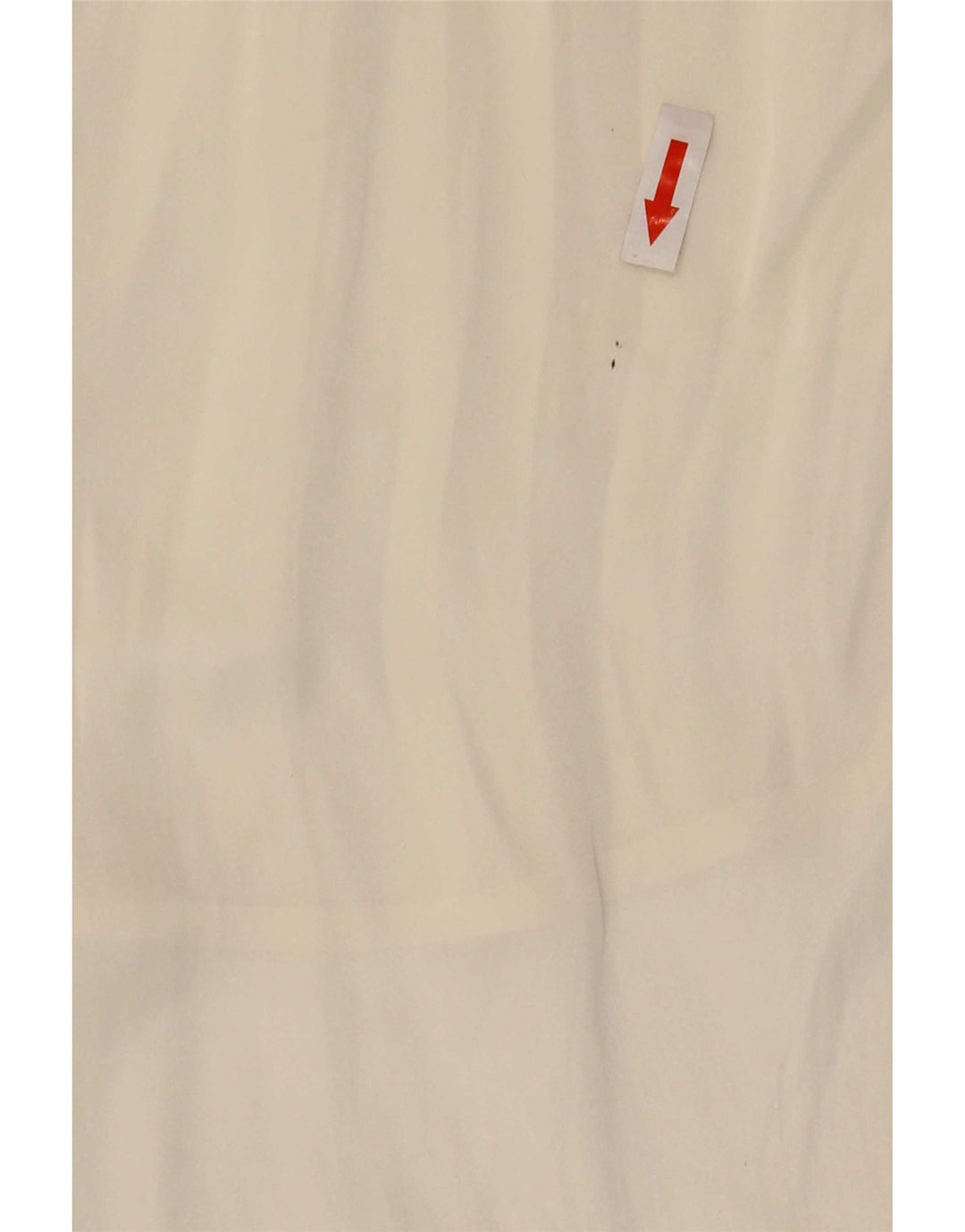 Marks & Spencer Dame Flæse Front Langærmet Bluse Top UK 18 XL Beige