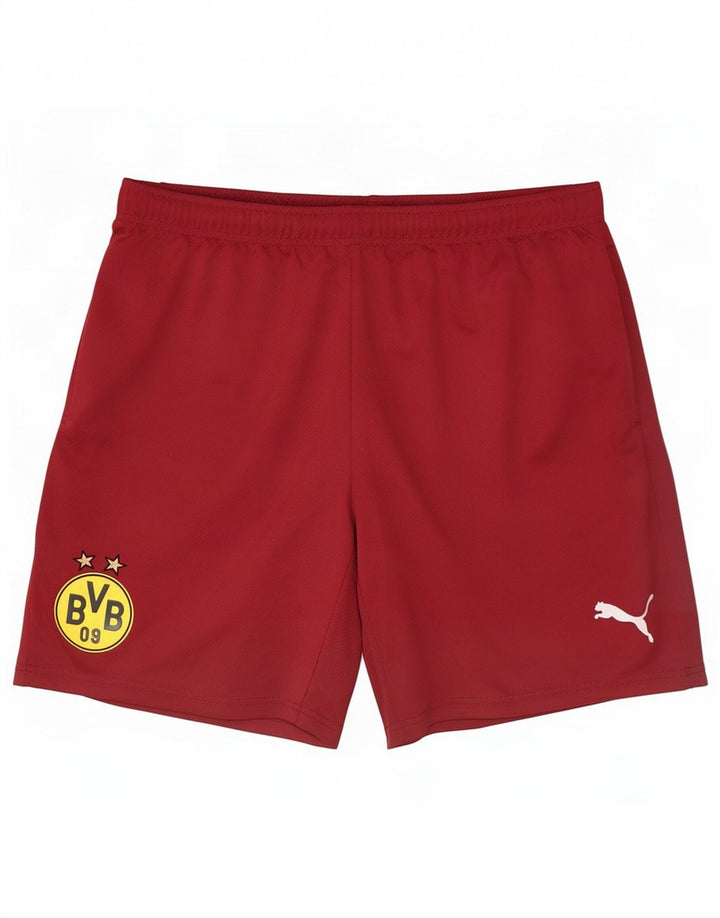 Puma Herre BVB Dortmund Sports Shorts Large Maroon
