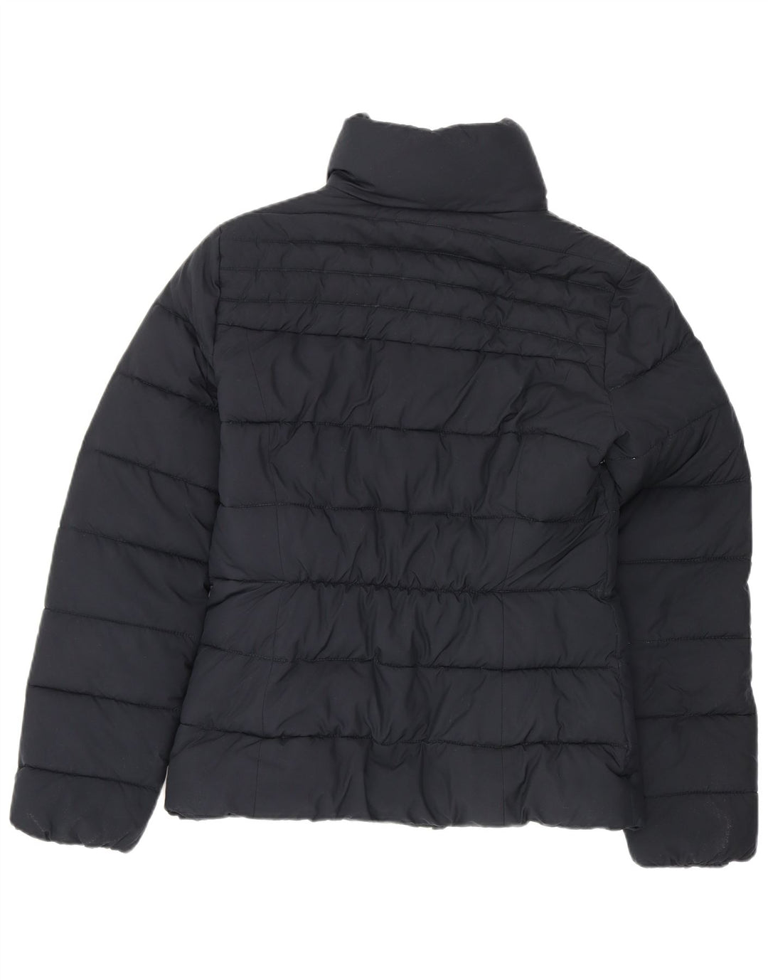 Hollister Sherpa polstret jakke UK 10 Lille marineblå polyester