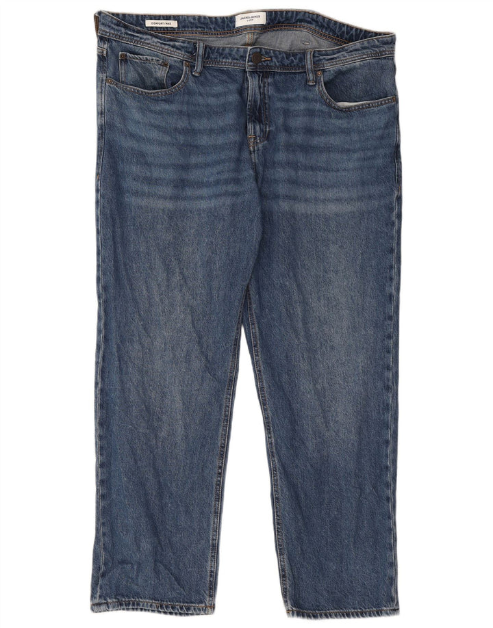 Jack & Jones Herre Mike Straight Jeans W40 L30 Blå Bomuld