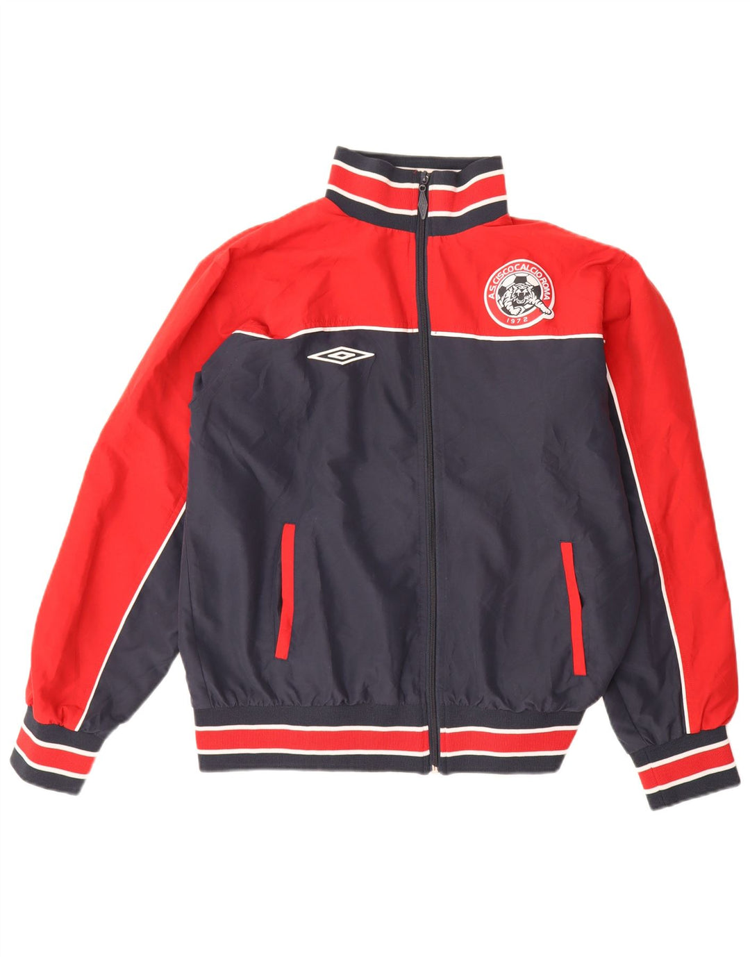 Umbro Herre Grafisk Træningsdragt Top Jakke Stor Marineblå Colourblock