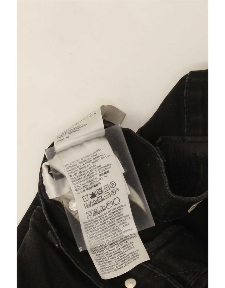 Levi's Herre 502 tilspidsede jeans W32 L32 sort bomuld