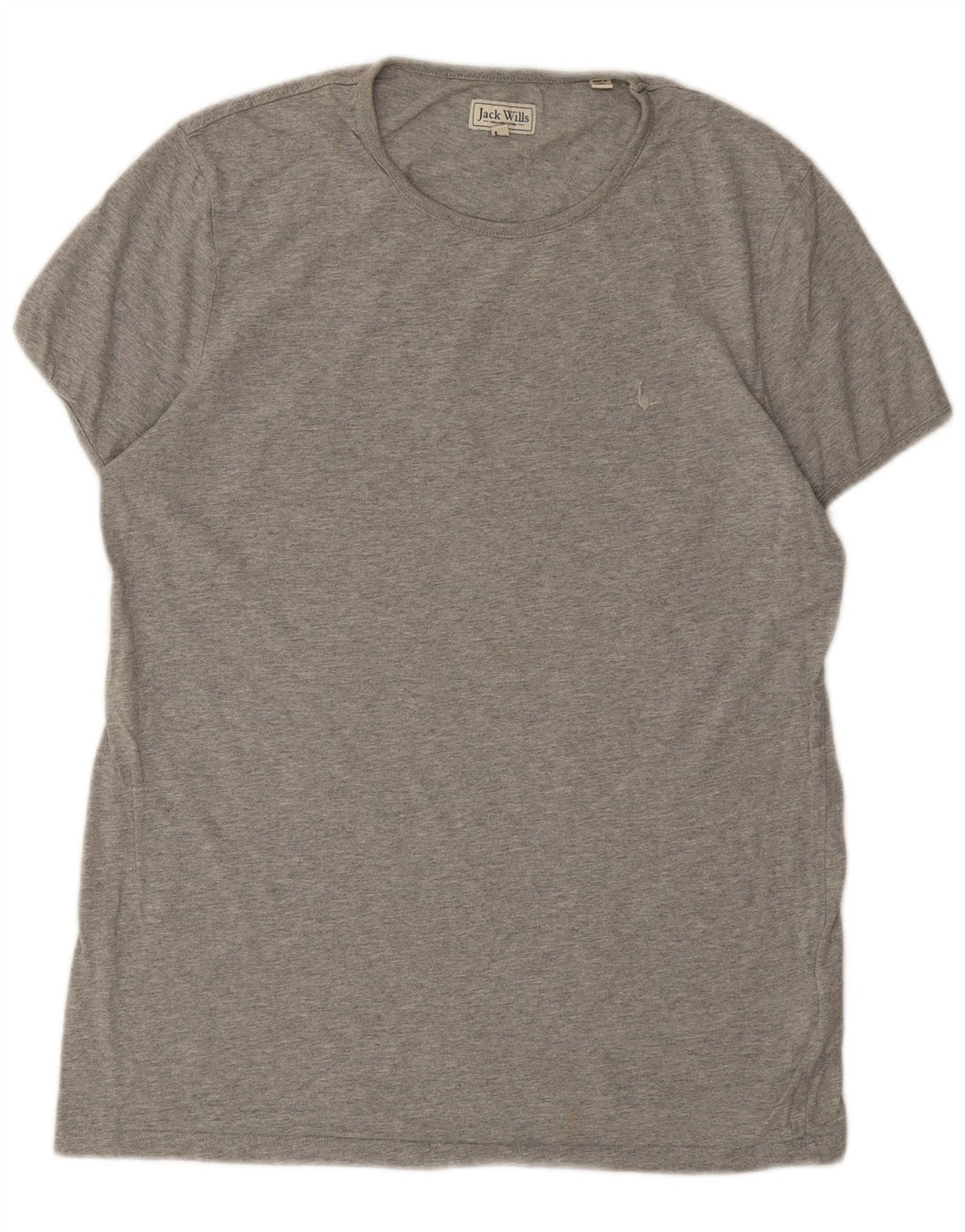 Jack Wills Herre T-shirt Top Medium Grey Flecked Bomuld