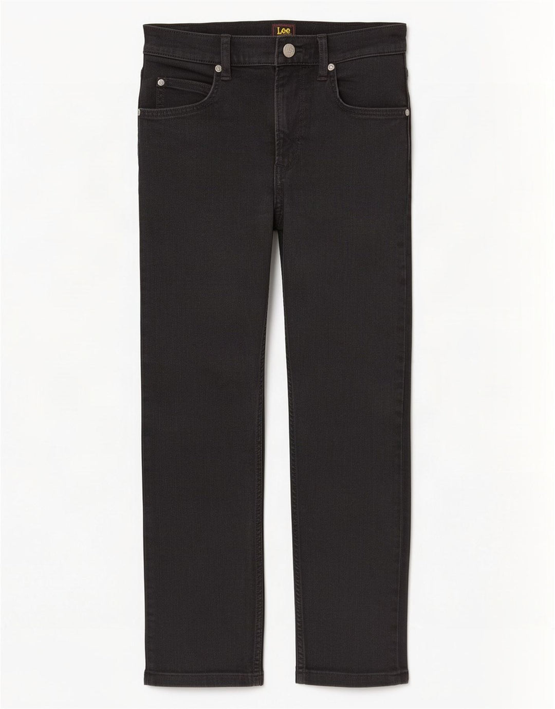 Lee Mens Rider Cropped Jeans W29 L25 sort bomuld