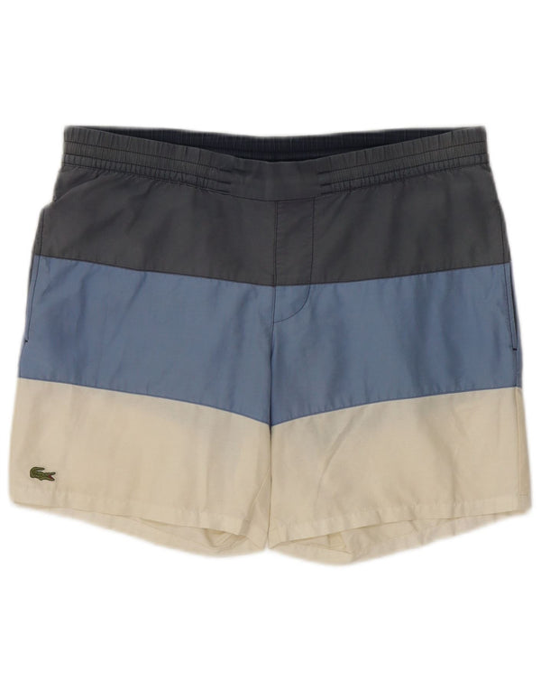 Lacoste Badeshorts til mænd Medium Flerfarvet Colourblock Bomuld