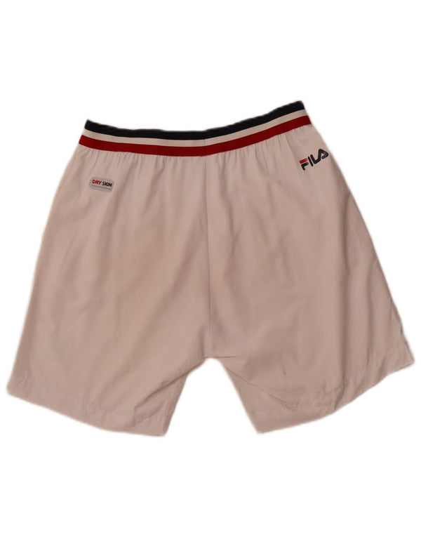 FILA Sportshorts til mænd Small White Polyester