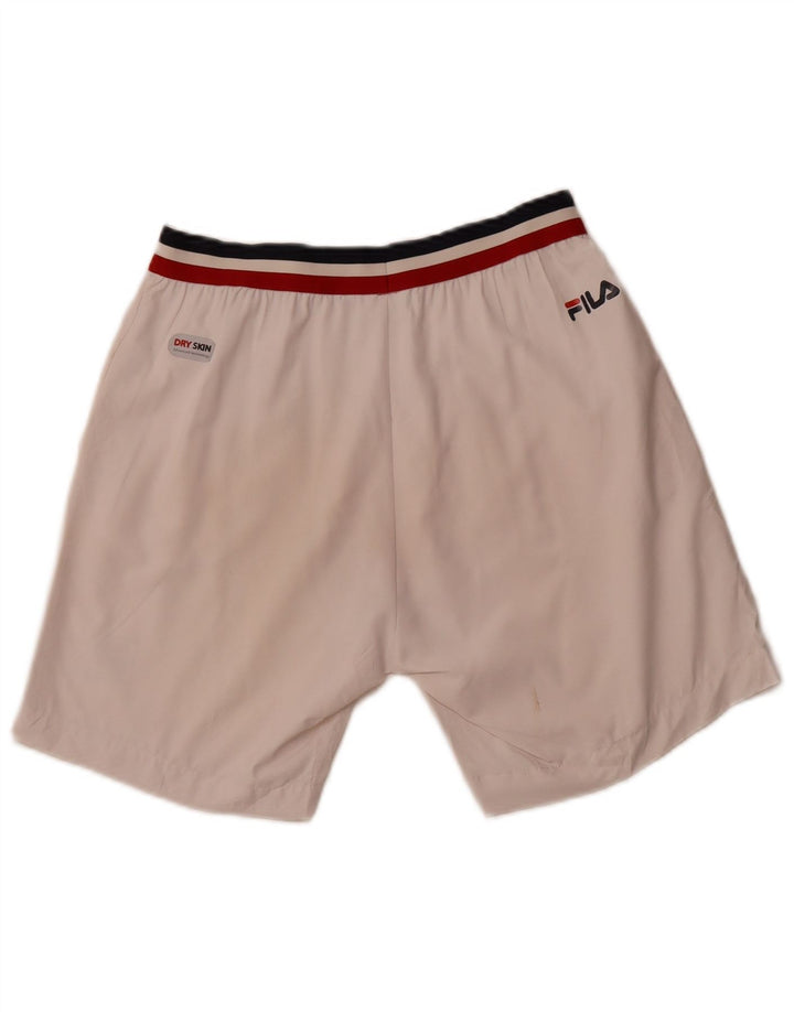 FILA Sportshorts til mænd Small White Polyester