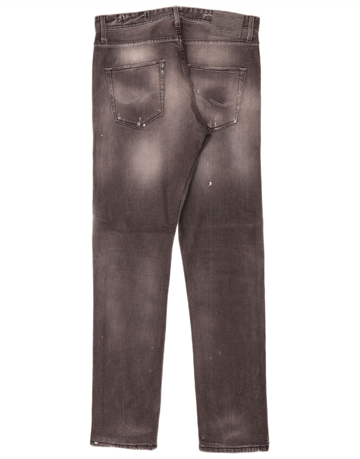 Jack & Jones Herre Distressed Slim Jeans W32 L33 Grå