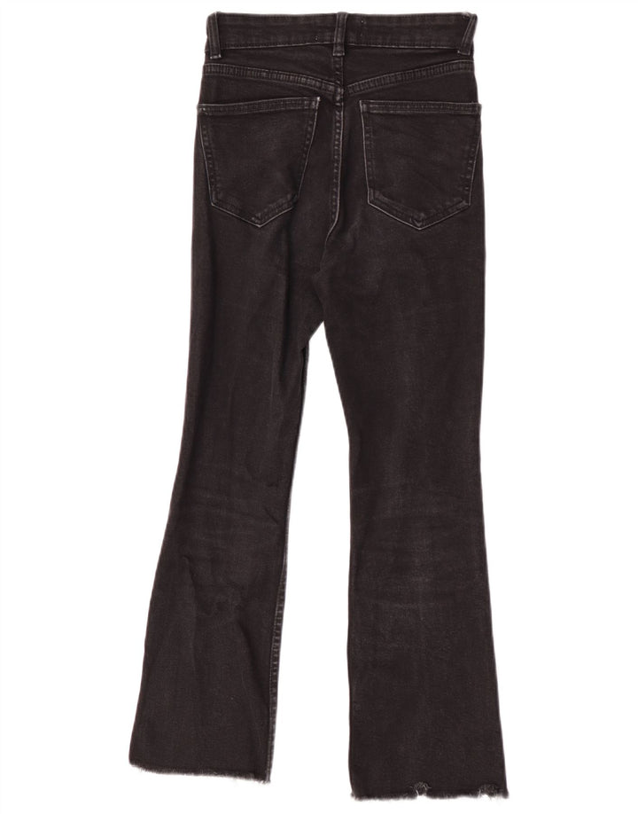 Zara Dame Bootcut Jeans EU 34 2XS W24 L25 Sort