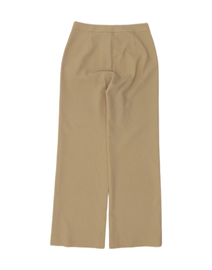 STEFANEL Womens Bootcut Chino Trousers IT 40 Small W28 L30 Beige Polyester Vintage Stefanel and Second-Hand Stefanel from Messina Hembry 