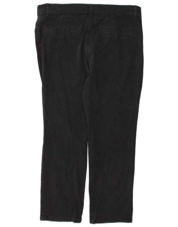 Marks & Spencer Dame Short Straight Jeans UK 16 Large W38 L27 Black