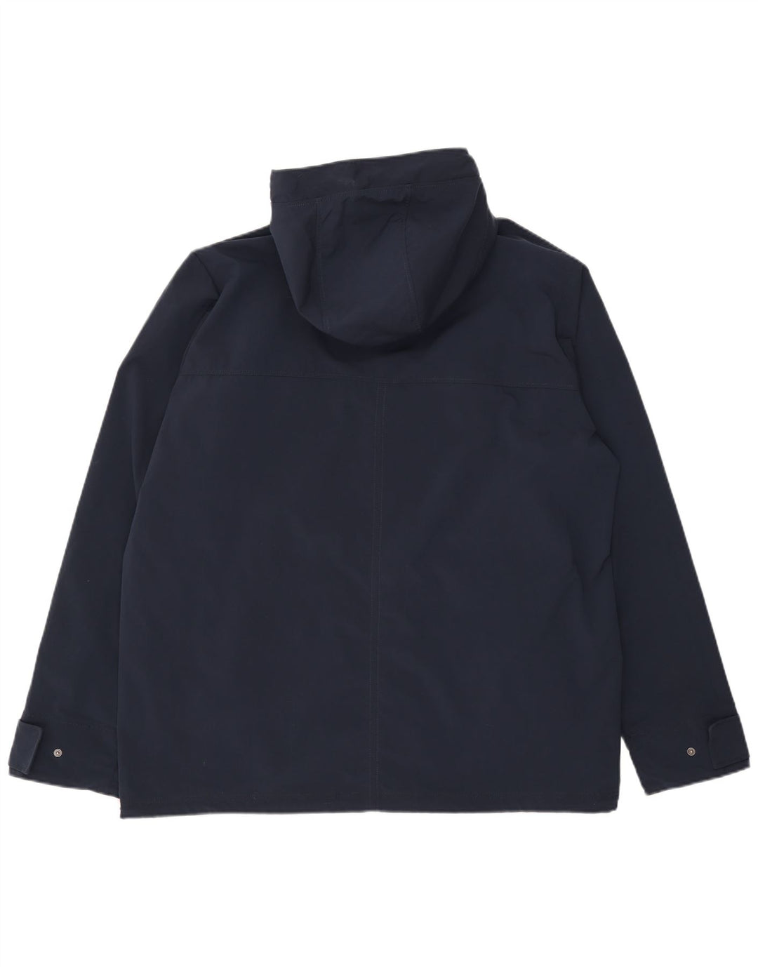 Jack Wolfskin Herre Hooded Windbreaker Jacket UK 48 2XL Navy Blue Polyester