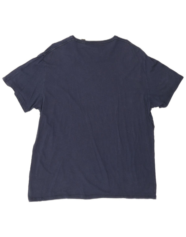 O'Neill Herre Regular Fit grafisk T-shirt top 2XL marineblå bomuld