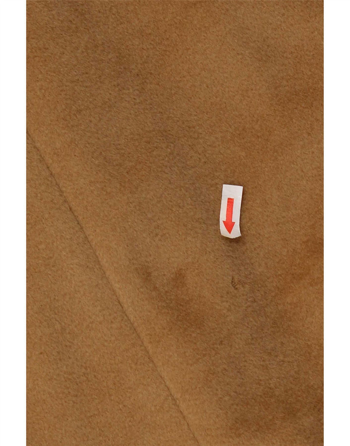 ELENA MIRO Dame Loose Fit Dobbeltradet Frakke UK 16 Stor Brun