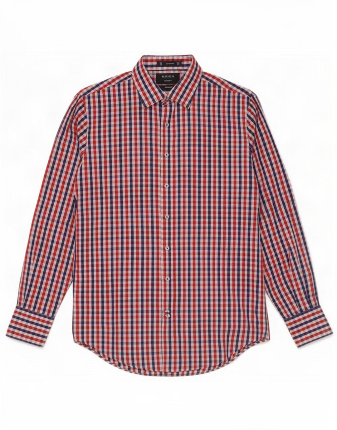 Van Heusen Herre Easy Care skjorte str. 39 Medium Multicolored Gingham Cotton