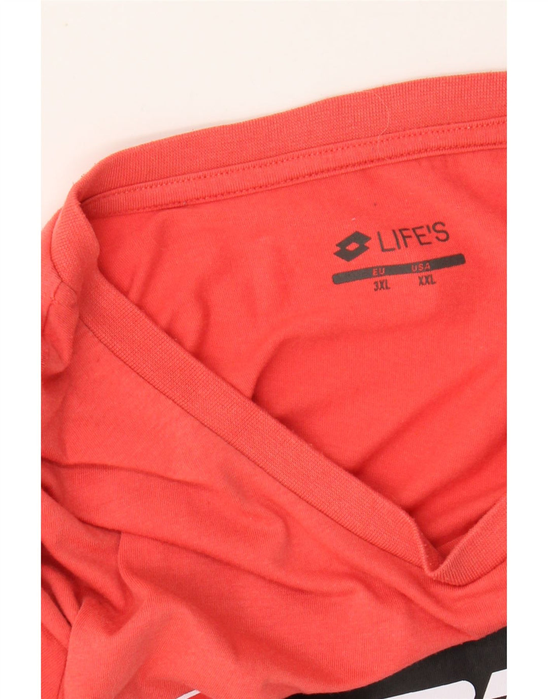 LOTTO Herre Grafisk T-Shirt Top 2XL Rød