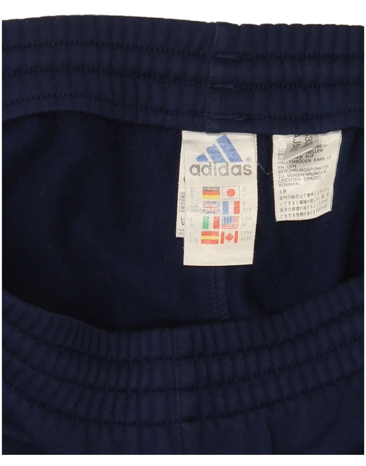 Adidas Træningsdragtsbukser til mænd UK 38/40 Medium Navy Blue Polyester