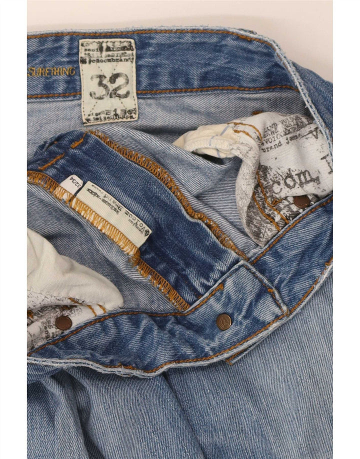 Volcom Straight Jeans til mænd W32 L34 Blå