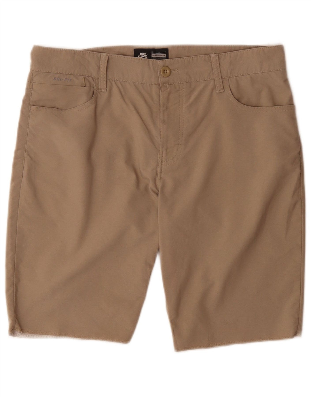 Nike Herre Regular Casual Shorts W32 Medium Beige Nylon
