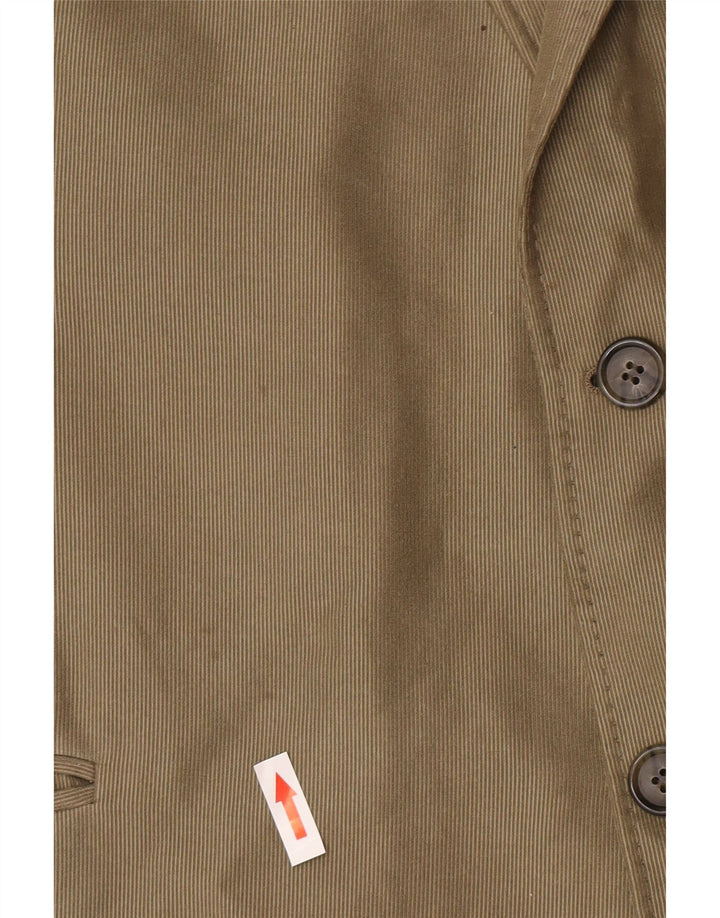 Marks & Spencer Herre lang 2-knaps blazerjakke UK 48 2XL Grøn polyester