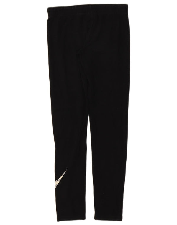 Nike Girls Tight Fit Grafiske Leggings 13-14 år XL Sort