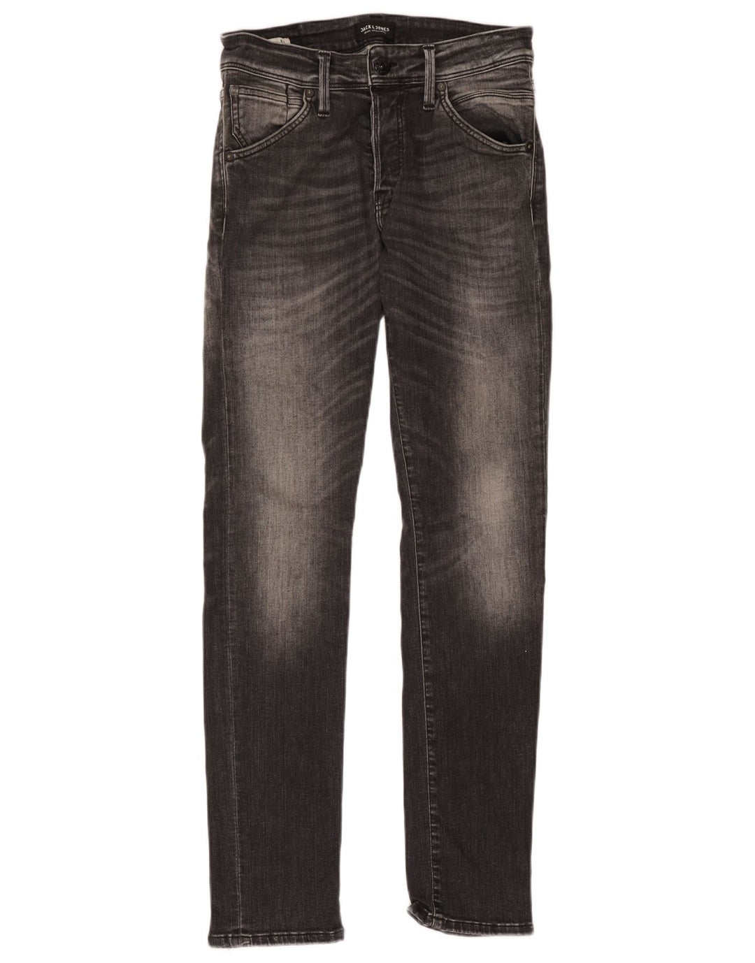 Jack & Jones Herre GLENN Slim Jeans W29 L32 Grå Bomuld