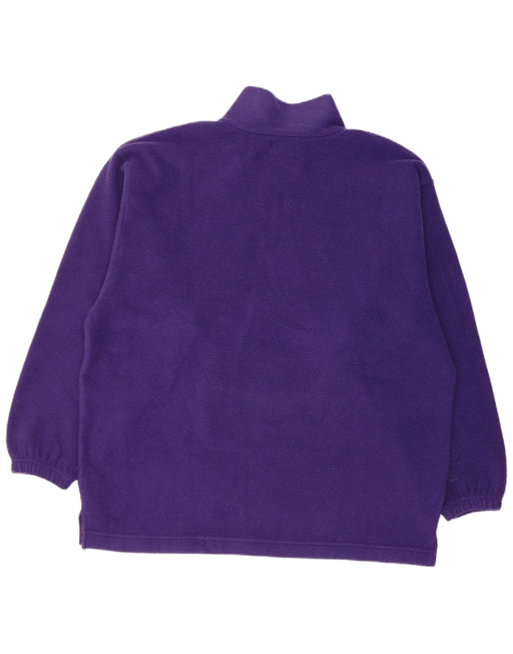Invicta Herre lynlåshals Loose Fit Fleece Jumper Medium Lilla Polyester