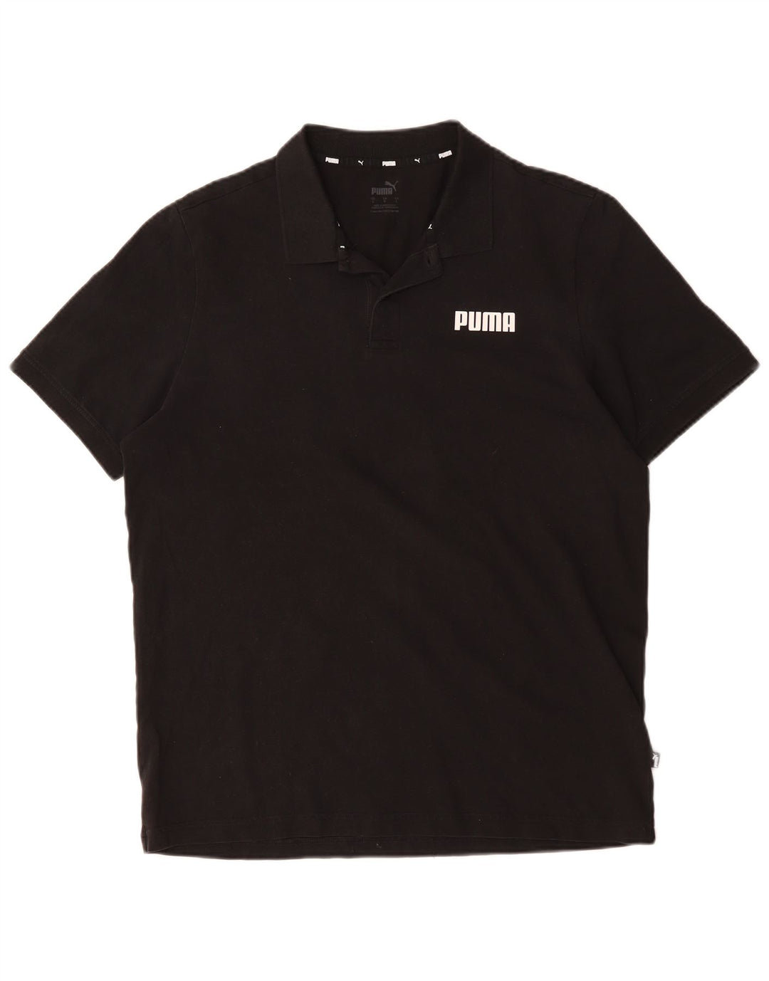 PUMA Poloshirt til mænd Stor sort bomuld