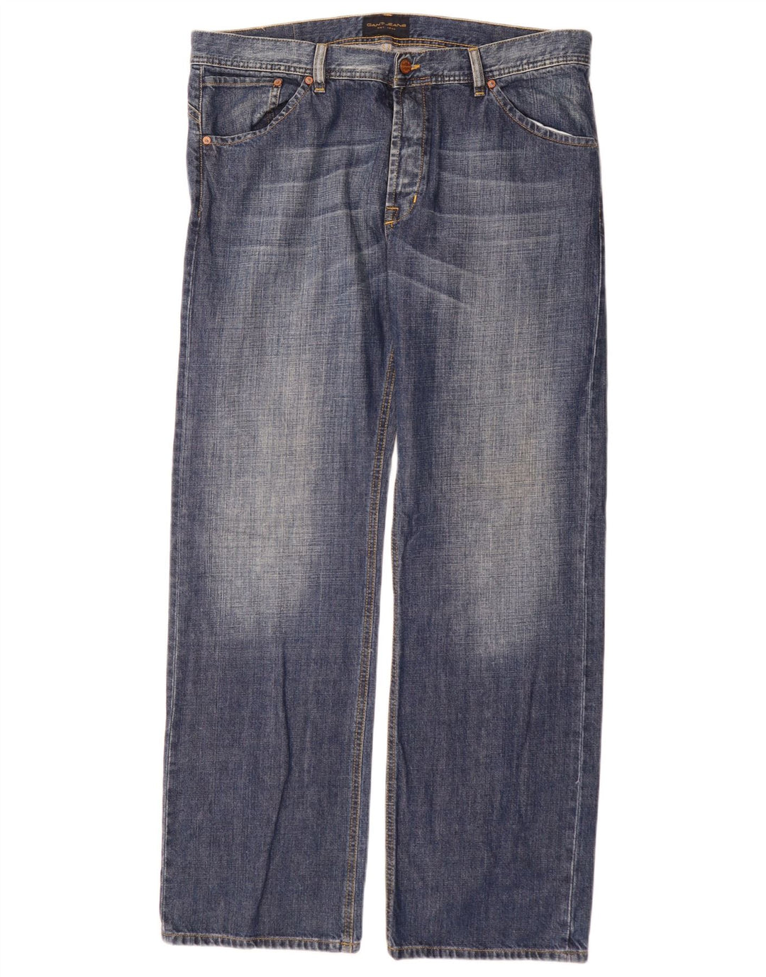 Gant Straight Jeans til mænd W36 L34 Blå