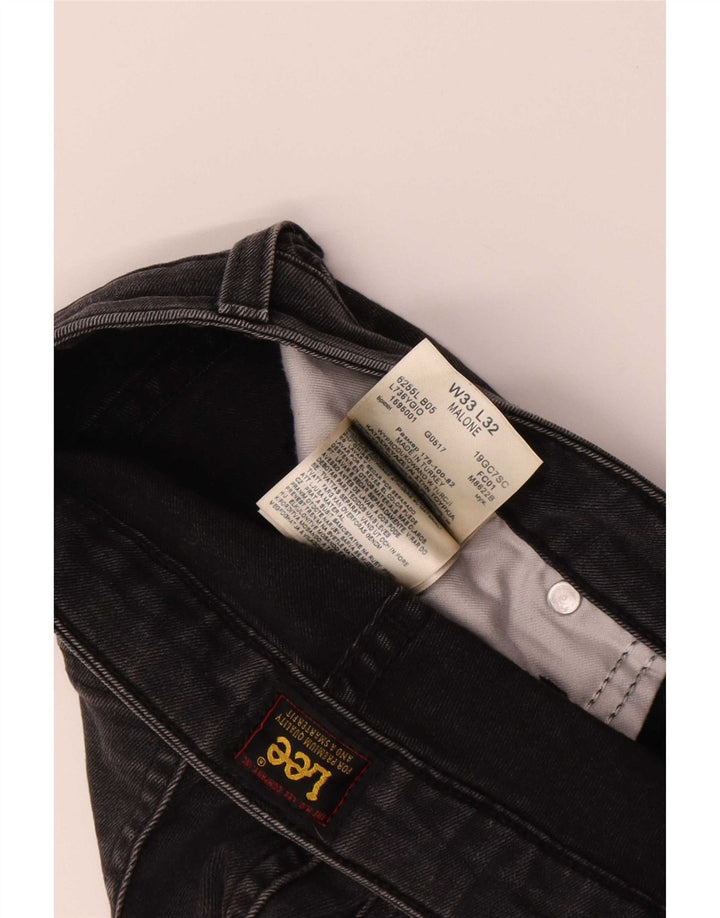 Lee Herre Malone Skinny Jeans W33 L32 Sort Bomuld
