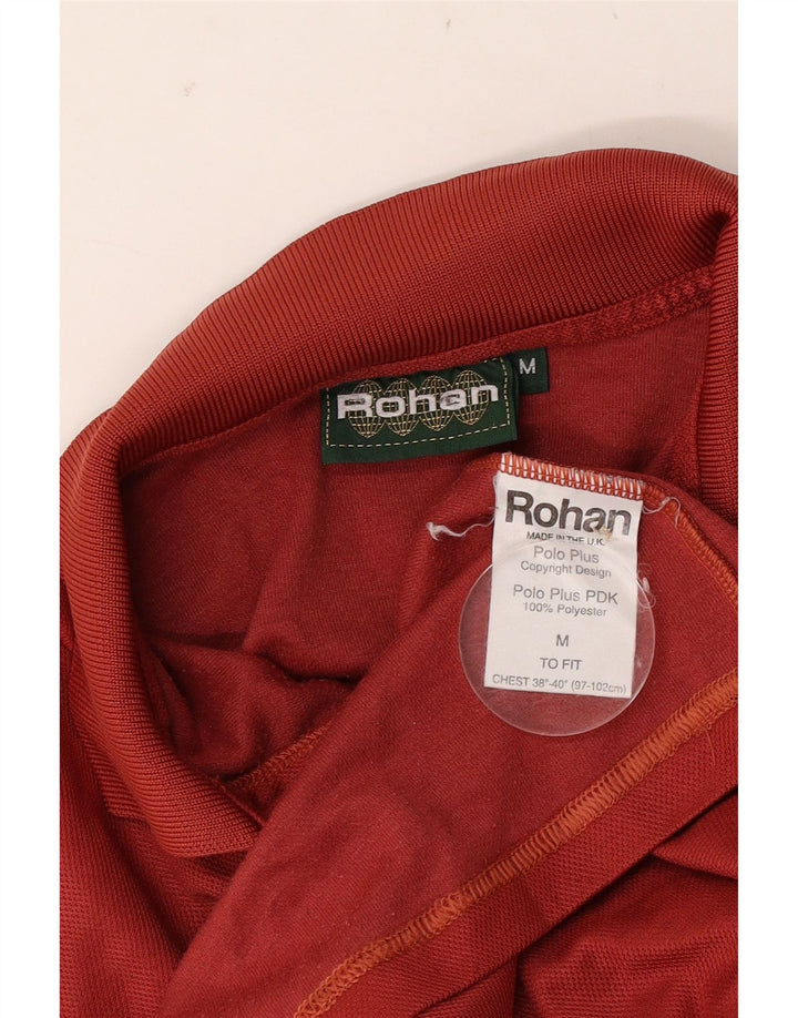 Rohan Poloshirt til mænd Medium rød polyester