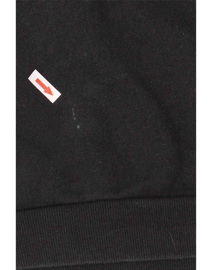 Puma Herre Grafisk Sweatshirt Jumper Medium Sort Bomuld