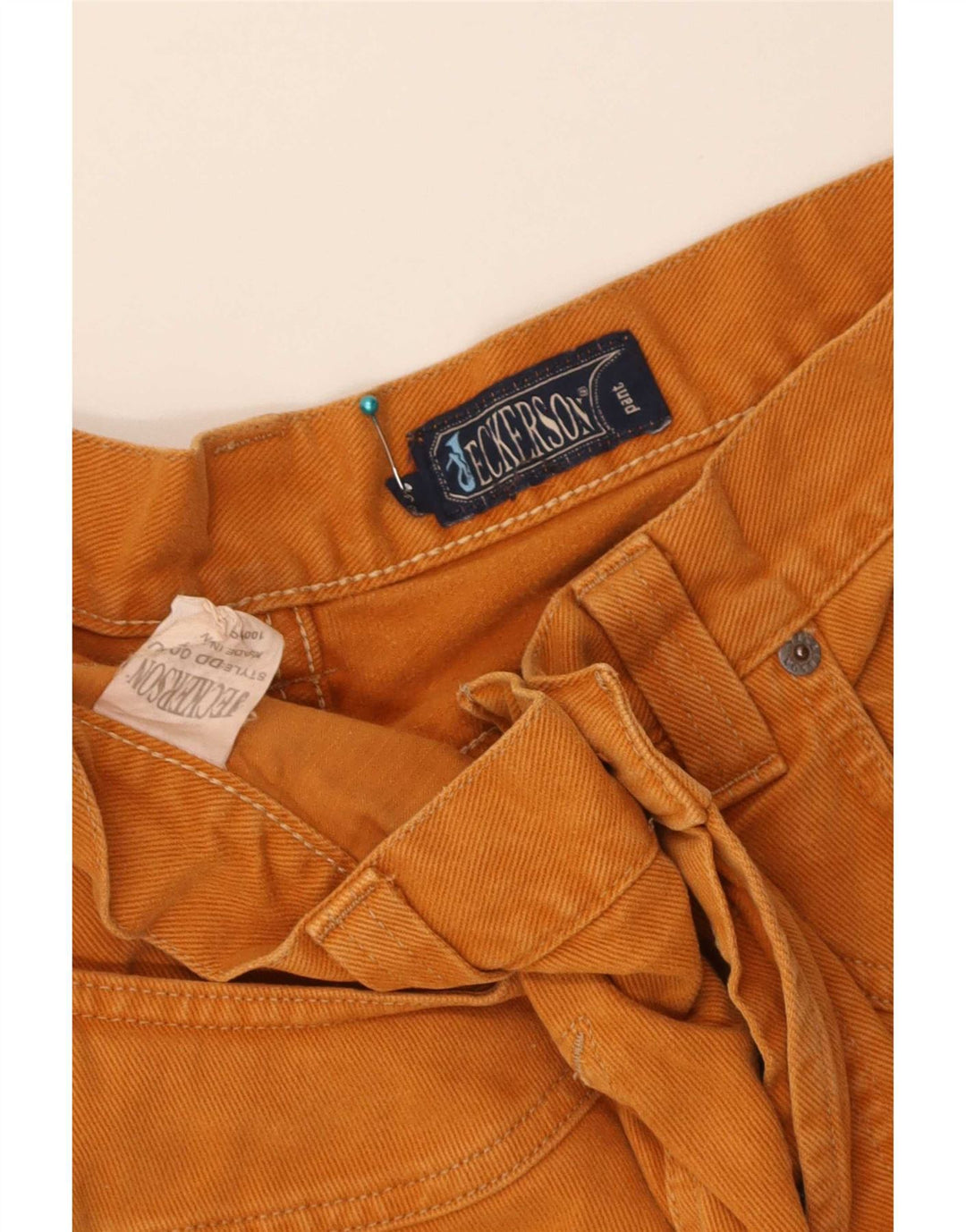 Jeckerson Straight Jeans til mænd W36 L31 Orange Bomuld