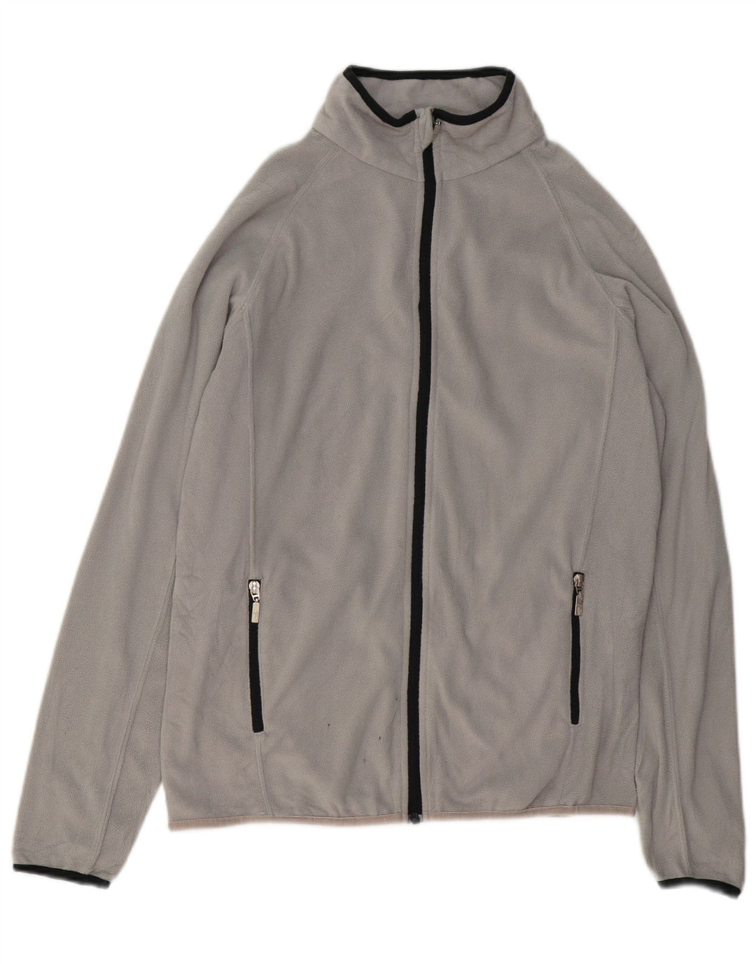 TRUSSARDI Fleecejakke til kvinder UK 18 XL Grå Polyester