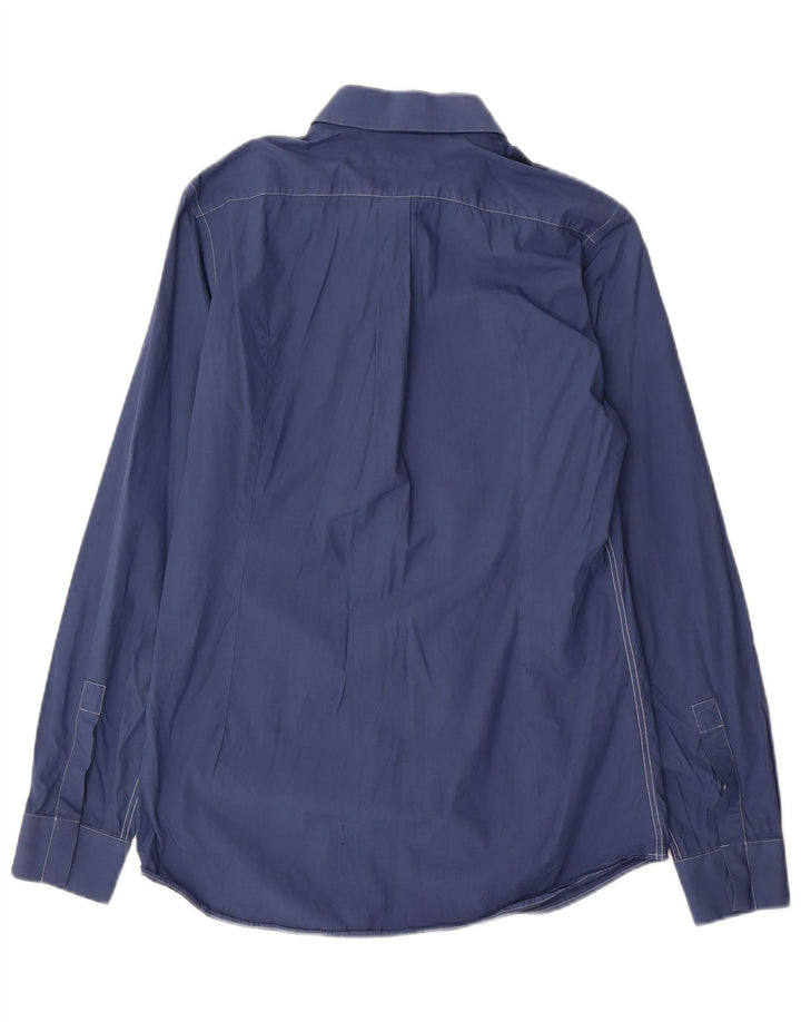 Dolce & Gabbana Herreskjorte Størrelse 15 1/2 39 Medium Blå Bomuld