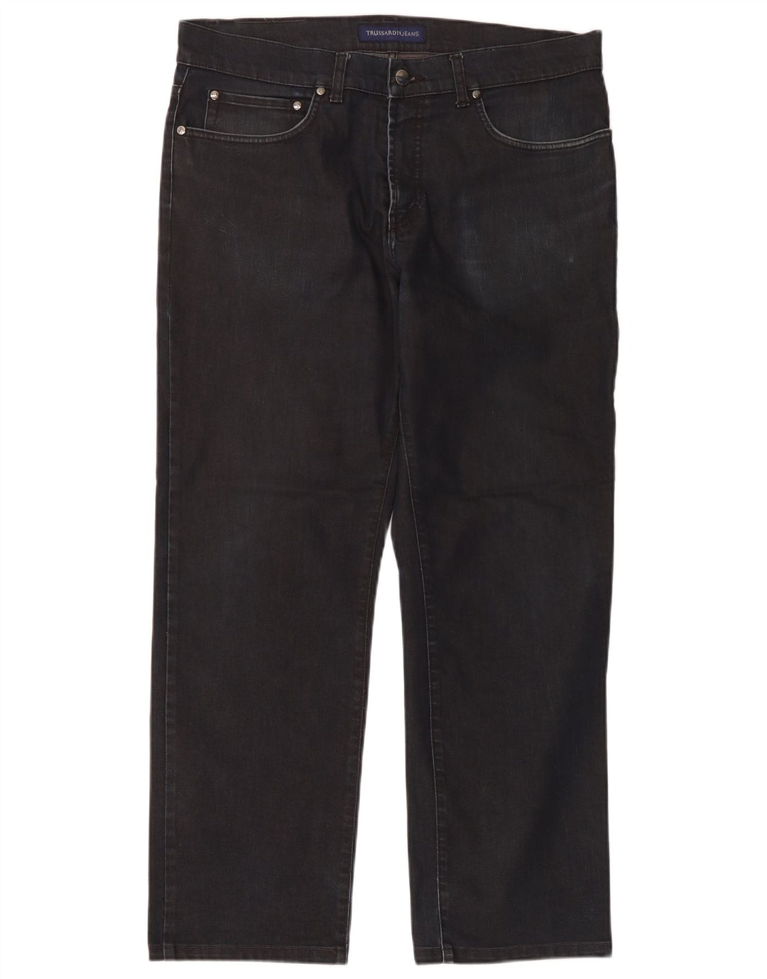 Trussardi Straight Jeans til mænd W38 L29 Marineblå Bomuld