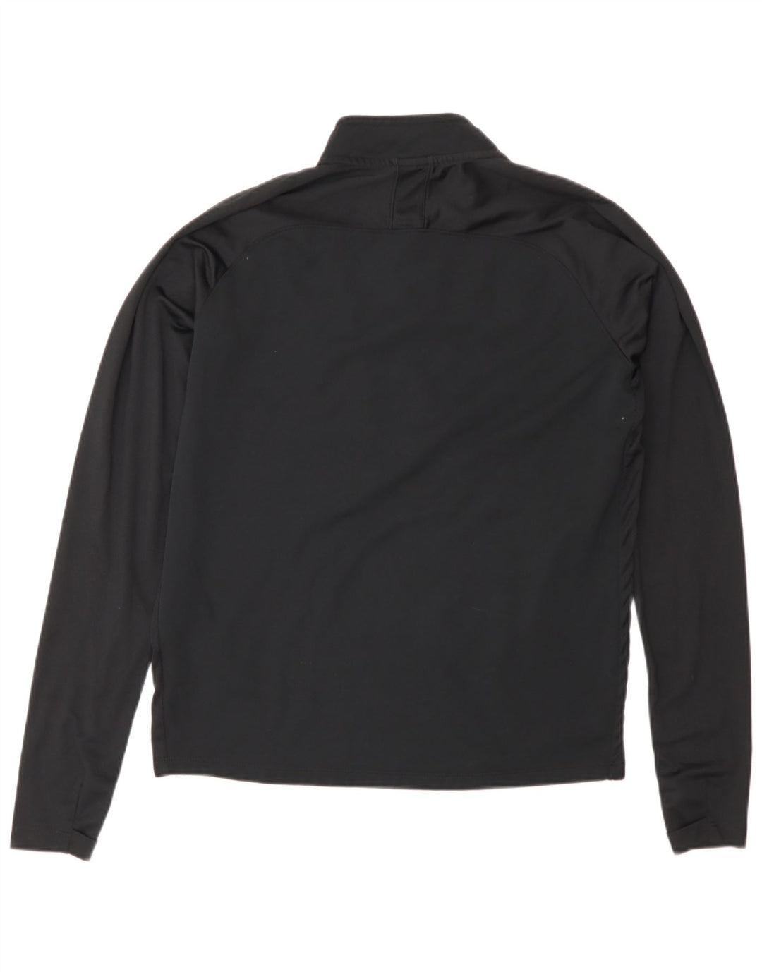 Nike Pullover med lynlås til mænd, træningsdragt, lille sort polyester