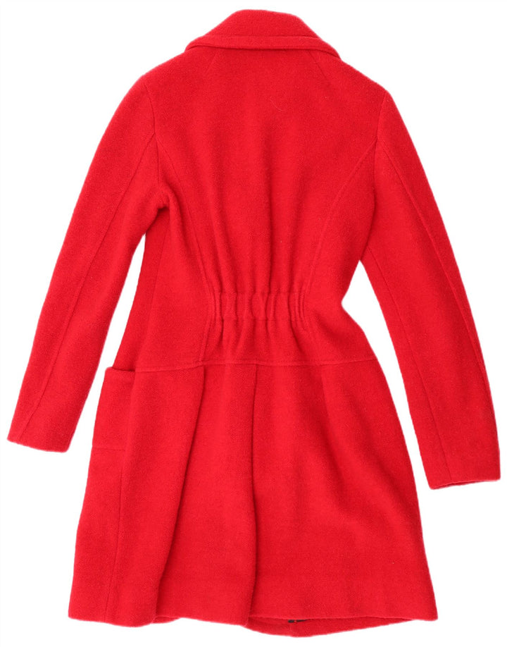 Fornarina Dame Overfrakke UK 12 Medium Rød Uld