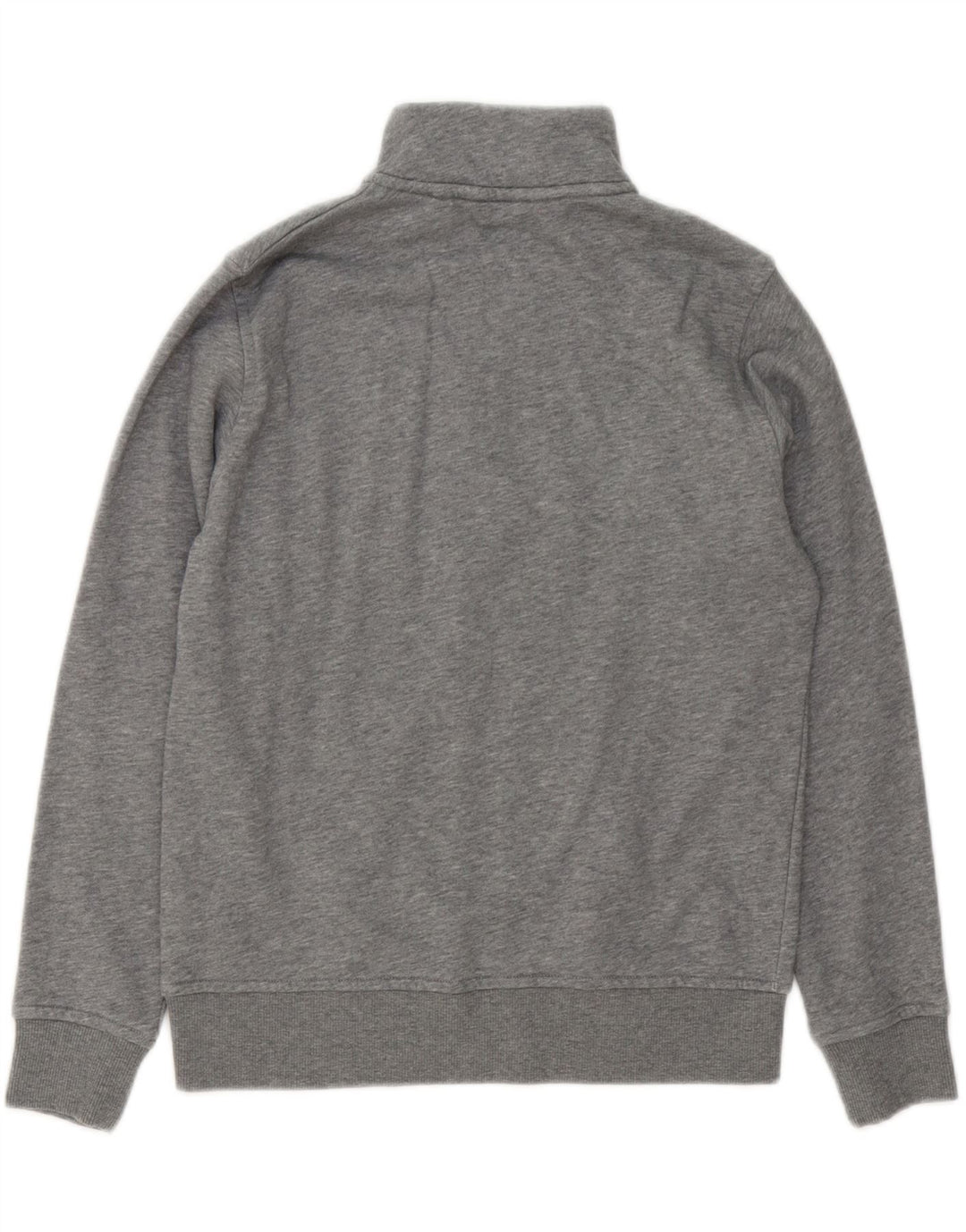 Gant Boys Zip Neck Sweatshirt Jumper 13-14 år Grå Bomuld