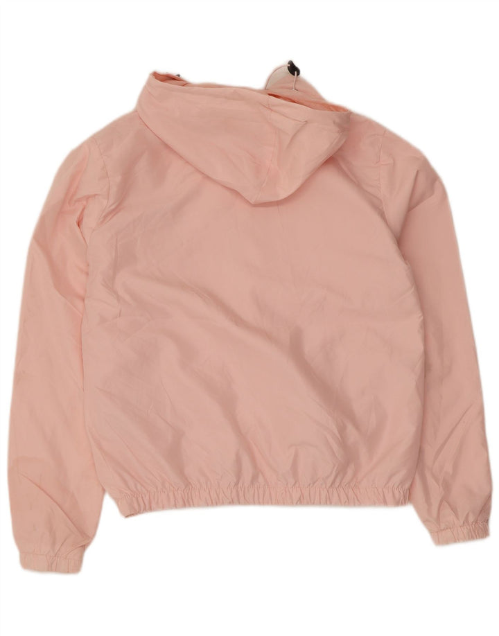 Fila Dame Hætte Oversized regnjakke UK 6 XS Pink Polyester