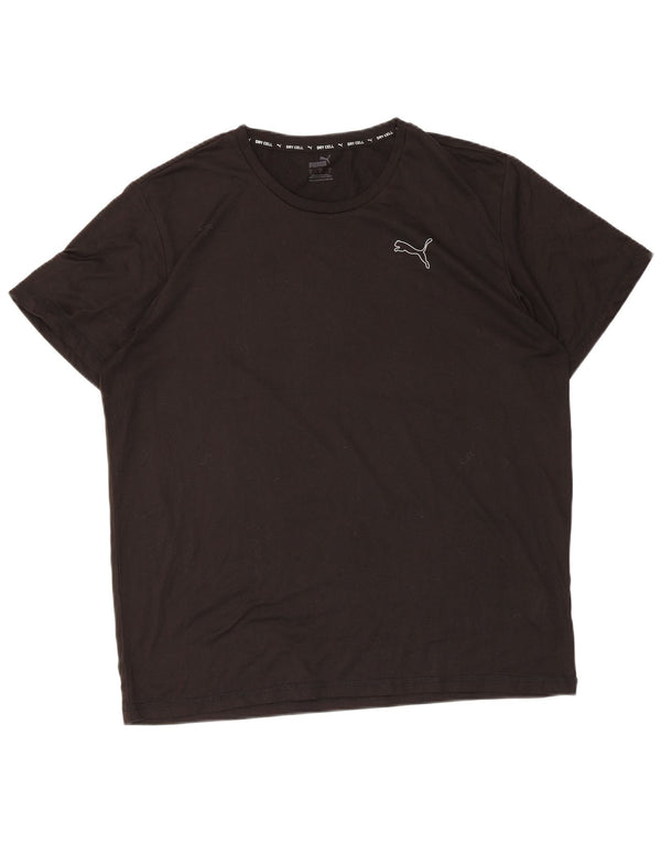 Puma Herre T-Shirt Top Stor Sort Polyester
