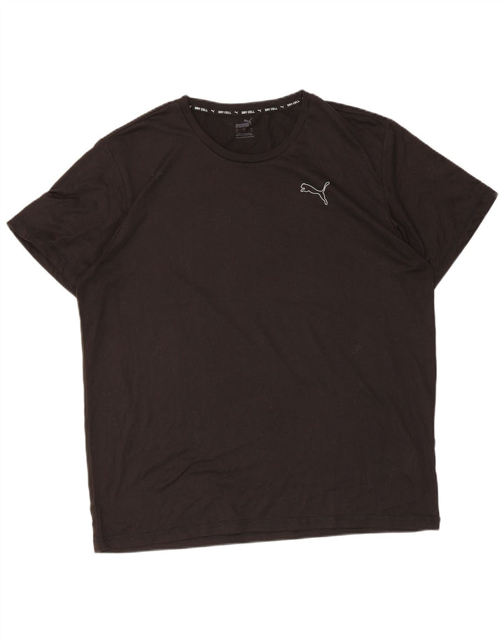 Puma Herre T-Shirt Top Stor Sort Polyester